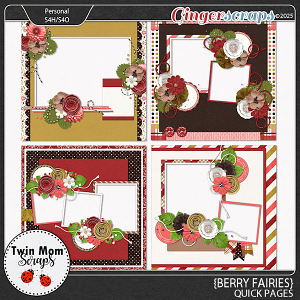 Berry Fairies - QUICK PAGES by Twin Mom Scraps