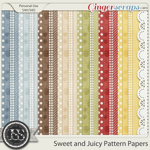 Sweet And Juicy Pattern Papers