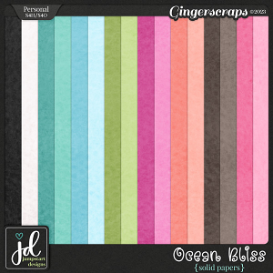 Ocean Bliss {Solid Papers}