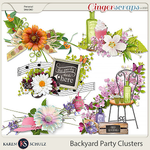 Backyard Party Clusters by Karen Schulz