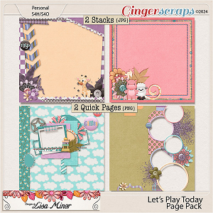 Let's Play Today Page Pack from Designs by Lisa Minor