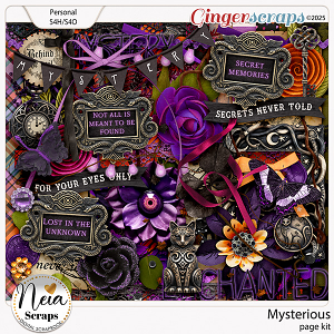 Mysterious - Page Kit - by Neia Scraps