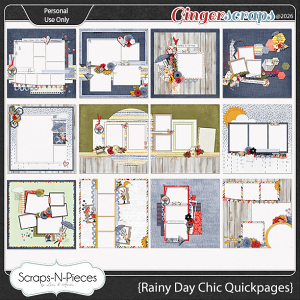 Rainy Day Chic Quickpages by Scraps N Pieces Rainy Day Chic Quickpages by Scraps N Pieces