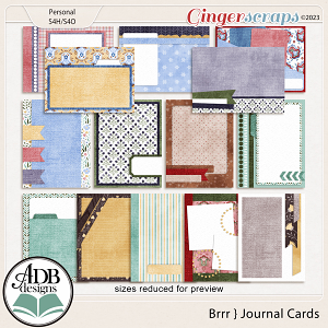 Brrr Journal Cards by ADB Designs