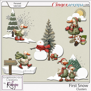 First Snow Clusters by Scrapbookcrazy Creations