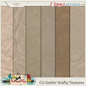 CU Gettin' Krafty Textures by The Scrappy Kat