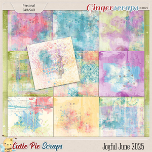 Joyful June 2025 Painted Papers