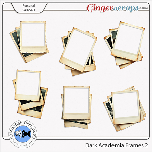 Dark Academia Frames 2 by Wetfish Designs