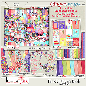 Pink Birthday Bash Collection by Lindsay Jane
