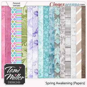Spring Awakening Papers by Tami Miller Designs
