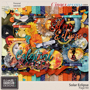 Solar Eclipse Page Kit by Aimee Harrison Solar Eclipse Page Kit by Aimee Harrison