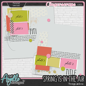 Spring Is In The Air. Templates by Angelle Designs