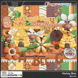 Honey Bee Mini Kit by Let Me Scrapbook