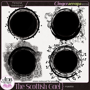 The Scottish Gael Masks by ADB Designs