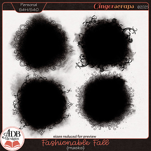 Fashionable Fall Masks by ADB Designs