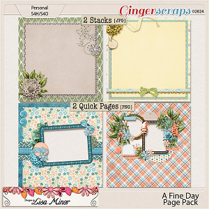 A Fine Day Page Pack from Designs by Lisa Minor