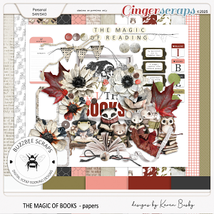Buzzbee Scraps: The Magic Of Books Kit
