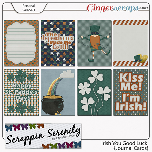 Irish You Good Luck - Journal Cards