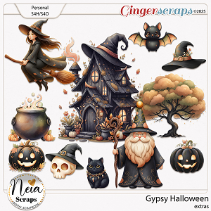 Gypsy Halloween - Extras - by Neia Scraps