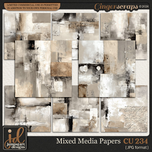 CU & PU 234 ~ Mixed Media Papers