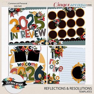 Reflections & Resolutions - Templates by Lisa Rosa Designs