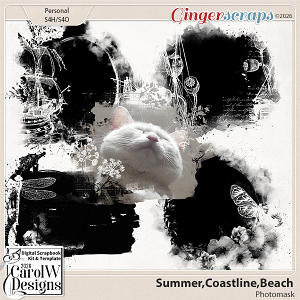 Summer,Coastline,Beach-Photomask