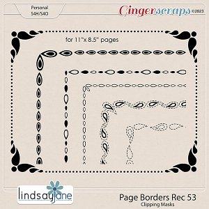 Page Borders Rec 53 by Lindsay Jane