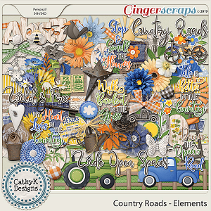 Country Roads - Elements by CathyK Designs