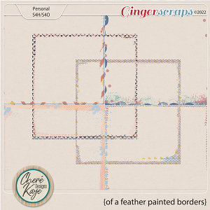 Of A Feather Painted Borders by Chere Kaye Designs 