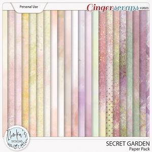 Secret Garden Paper Pack by Ilonka's Designs 