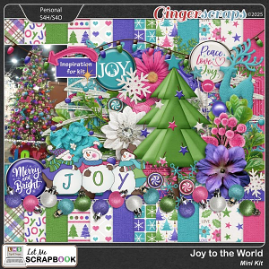 Joy to the World Mini Kit by Let Me Scrapbook