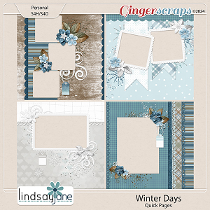 Winter Days Quick Pages by Lindsay Jane