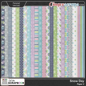Snow Day-2 Paper by Let Me Scrapbook Snow Day-2 Paper by Let Me Scrapbook