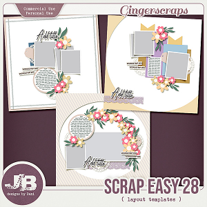 {CU} Scrap Easy 28 Templates by JB Studio {CU} Scrap Easy 28 Templates by JB Studio