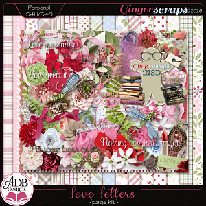 Love Letters Page Kit by ADB Designs
