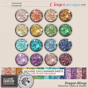 Dragon Wings Shimmers by Aimee Harrison and Cindy Ritter Designs