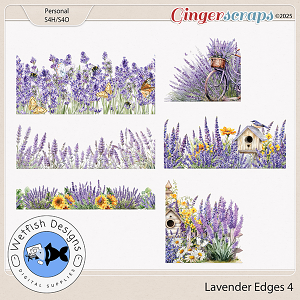 Lavender Edges 4 by Wetfish Designs  