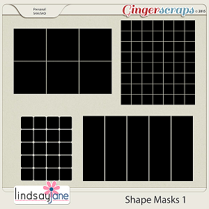 Shape Masks 1 by Lindsay Jane