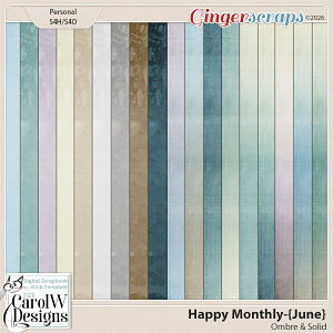 Happy Monthly-{June}-Ombre & Solid