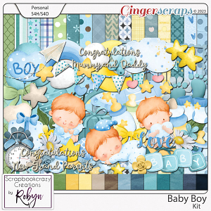 Baby Boy Kit by Scrapbookcrazy Creations
