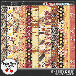 The Bees Knees - BLENDED PAPERS by Twin Mom Scraps