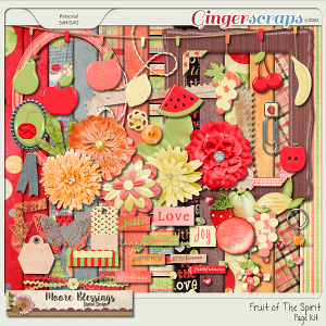 Fruit Of The Spirit Page Kit by Moore Blessings Digital Design 