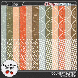 Country Easter - EXTRA PAPERS by Twin Mom Scraps