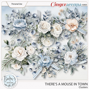 There's A Mouse In Town Clusters by Ilonka's Designs