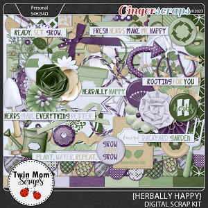 Herbally Happy - KIT by Twin Mom Scraps