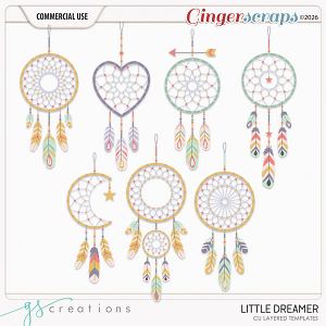 Llittle Dreamer Layered Templates (CU) by GS Creations