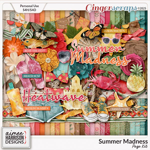 Summer Madness Page Kit by Aimee Harrison