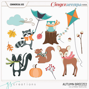 Autumn Breeze2 Layered Templates (CU) by GS Creations