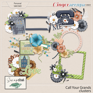 Call Your Grands Clusters by ScrapChat Designs