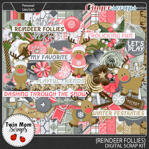 Reindeer Follies - KIT by Twin Mom Scraps